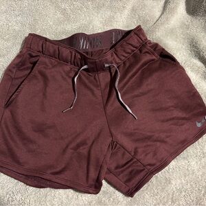 Nike Women's Maroon Athletic Shorts